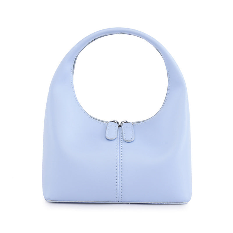 Pink Crescent Shoulder Bag Handbag