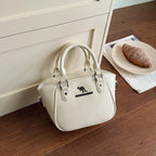 Fashion Soft Leather Boston Shoulder Bag