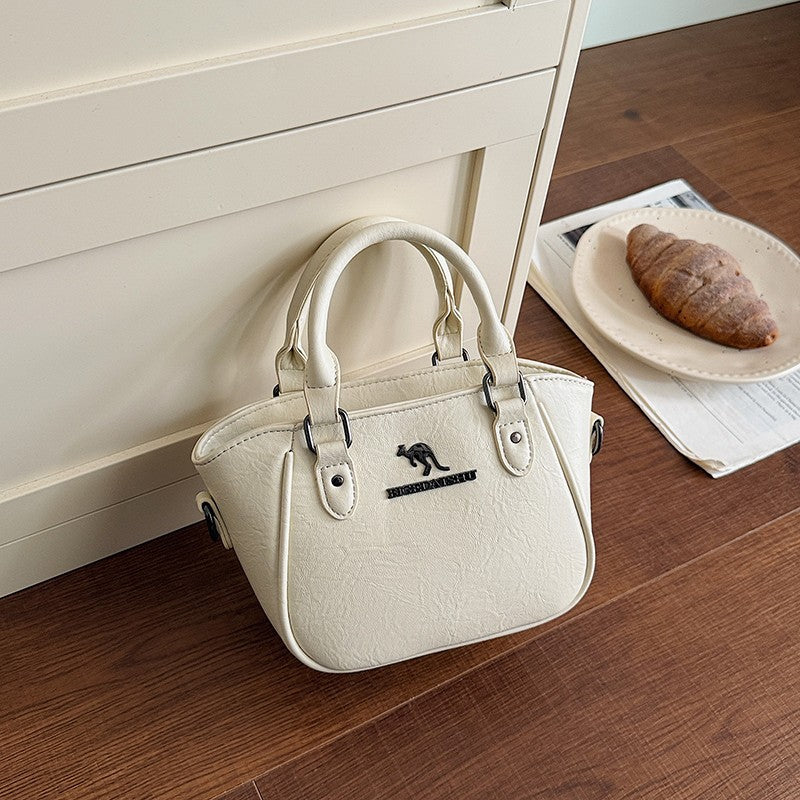 Fashion Soft Leather Boston Shoulder Bag