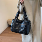 Women's Vintage Soft Leather Tote Handbag