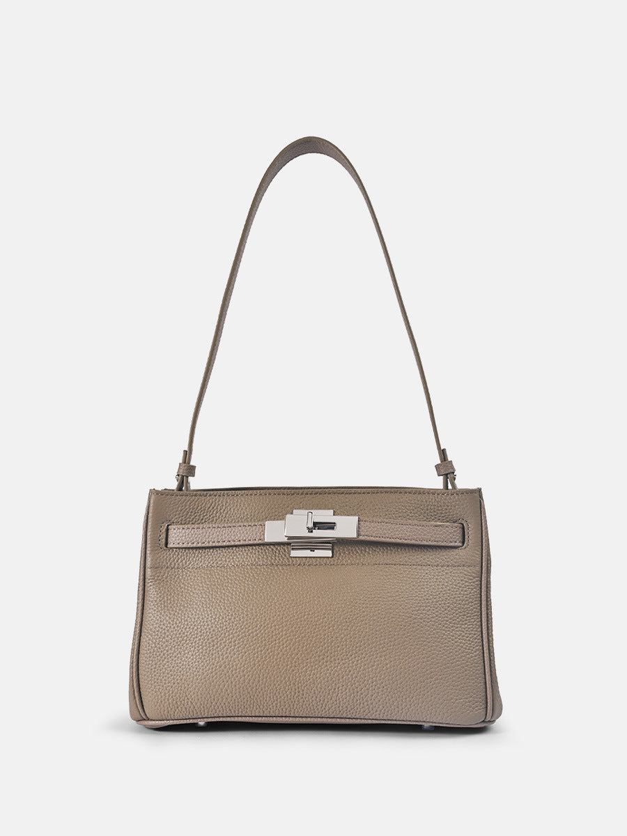 Premium Genuine Leather Kelly Shoulder Bag