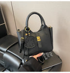 Soft Leather Versatile Shoulder Crossbody Handbag
