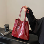 Fashion Soft Faux Leather Shoulder Tote Bag