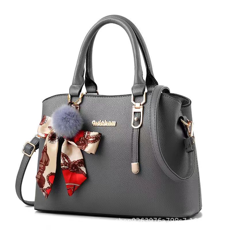 Women's Faux Leather Shoulder Tote Handbag