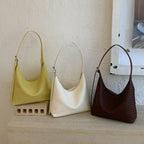 Fashion Woven Soft Leather Shoulder Tote Bag