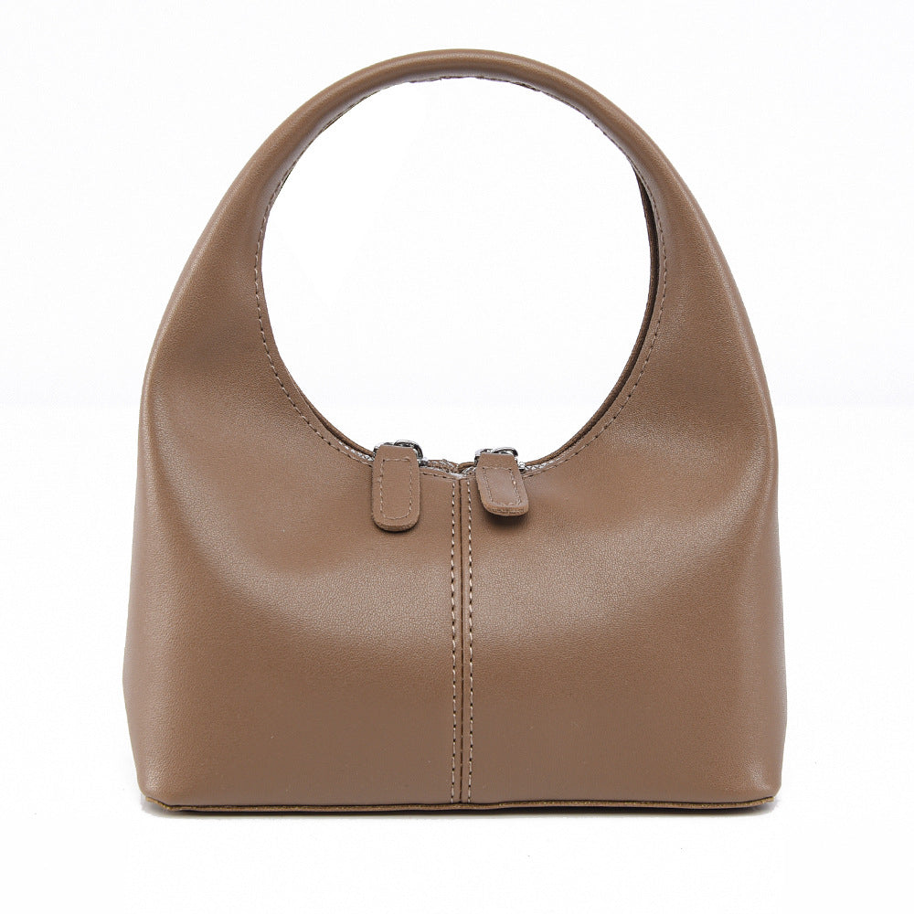 Pink Crescent Shoulder Bag Handbag