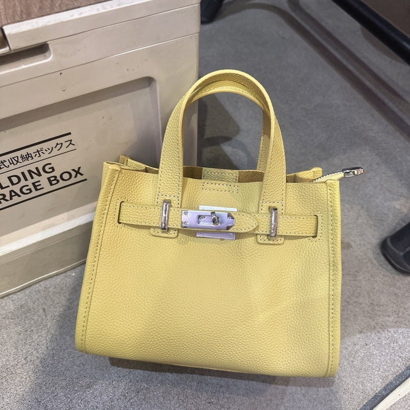 Premium Leather Tote Handbag Shoulder Crossbody