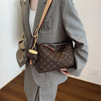 Fashion Printed Soft Leather Shoulder Tote Bag