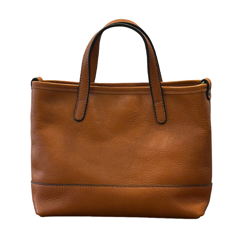 Genuine Leather Tote Handbag Shoulder Crossbody Bag