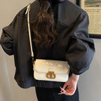Stylish Faux Leather Crossbody Shoulder Handbag