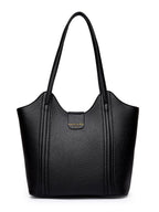 Premium Faux Leather Tote Shoulder Bag