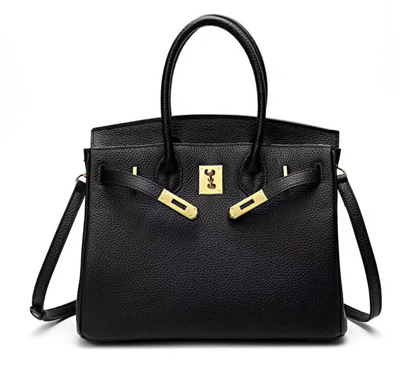 Premium Togo Leather Birkin Style Handbag
