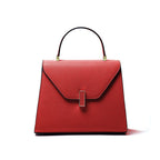 Genuine Leather Top Handle Crossbody Shoulder Bag