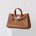 Premium Leather Tote Handbag Shoulder Crossbody