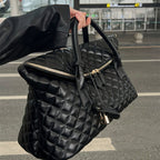 Women's Soft Quilted Travel Carry-on Bag