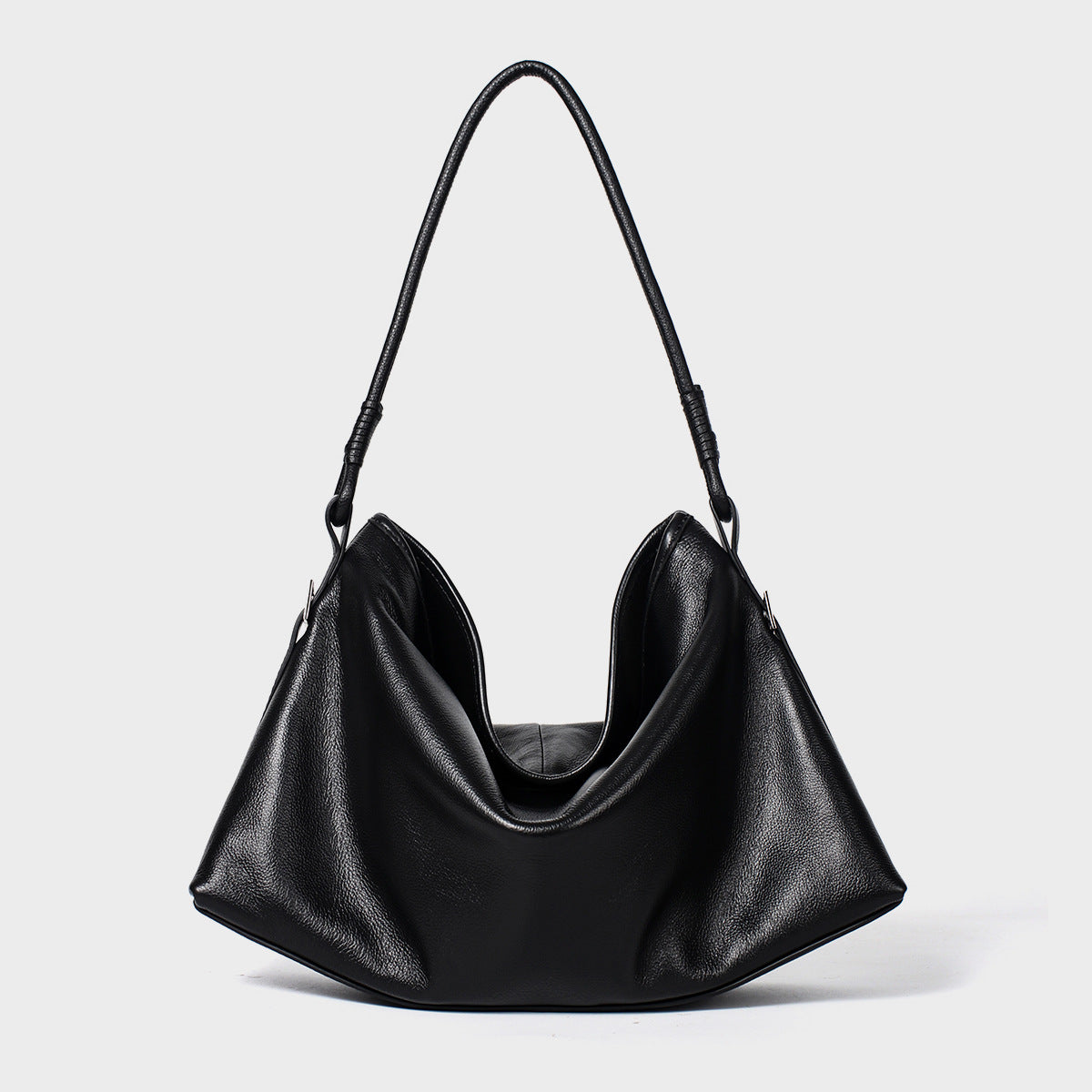 Premium Leather Slouchy Commuter Tote