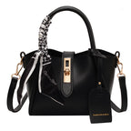 Women's Faux Leather Bucket Shoulder Bag