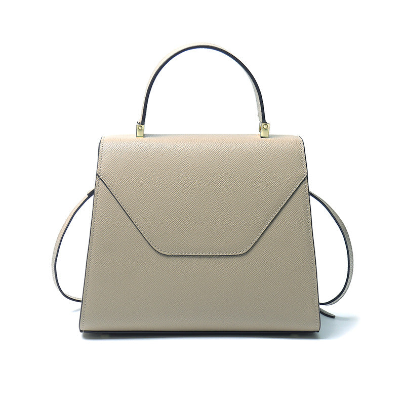 Genuine Leather Top Handle Crossbody Shoulder Bag