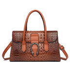 Luxury Genuine Leather Crocodile Handbag