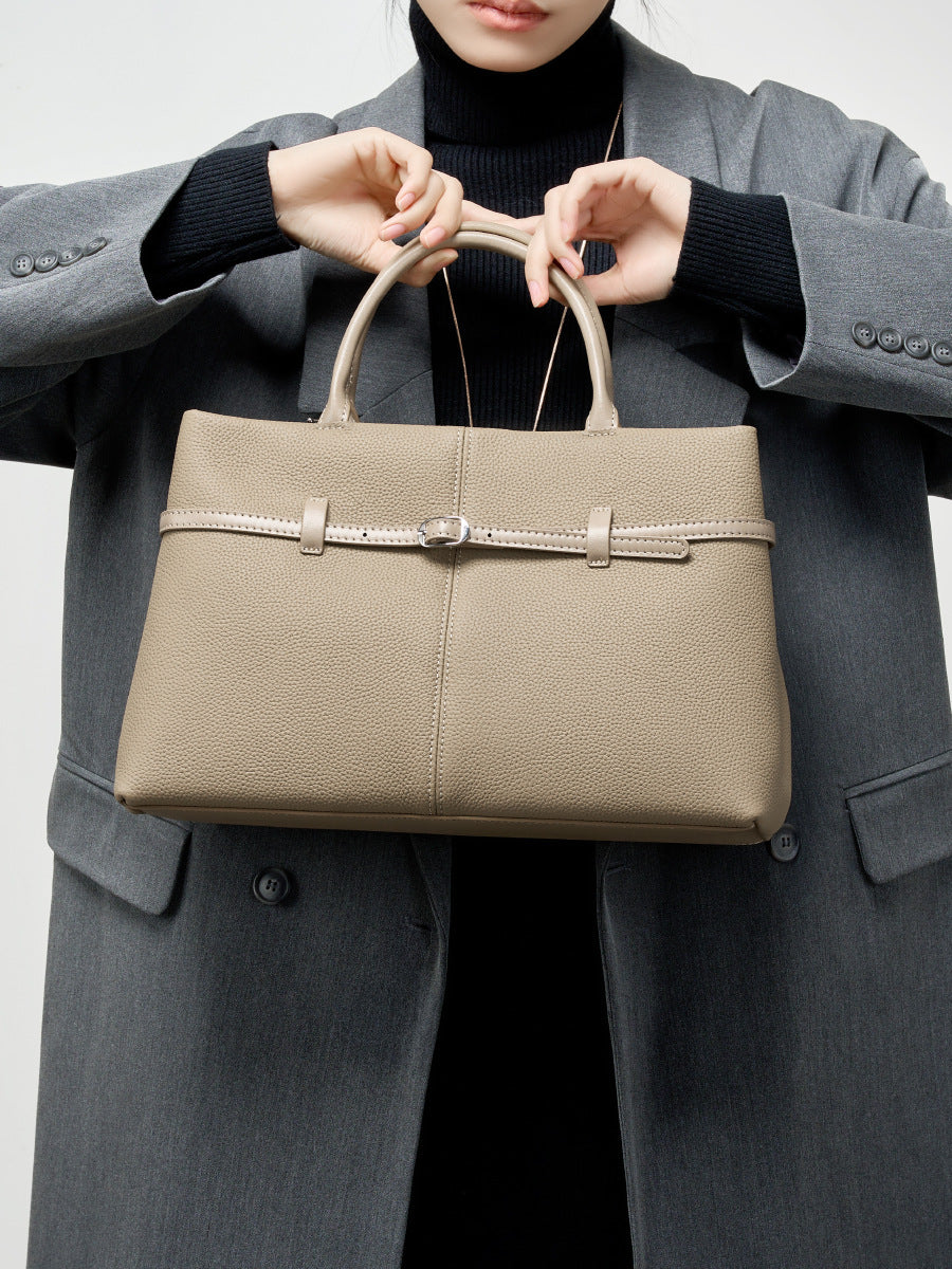 Women's Genuine Leather Commuter Handbag