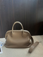Premium Leather Women's Work Tote Crossbody