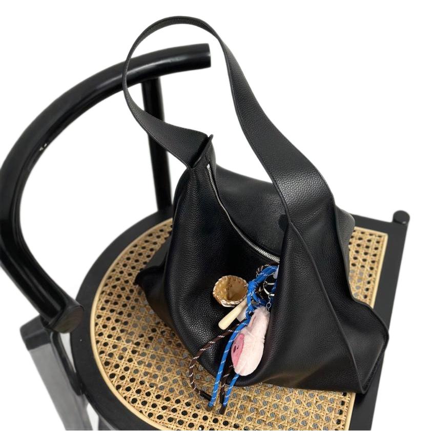 Genuine Leather Hobo Shoulder Bag Women