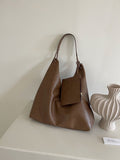 Stylish Soft Leather Shoulder Tote Bag