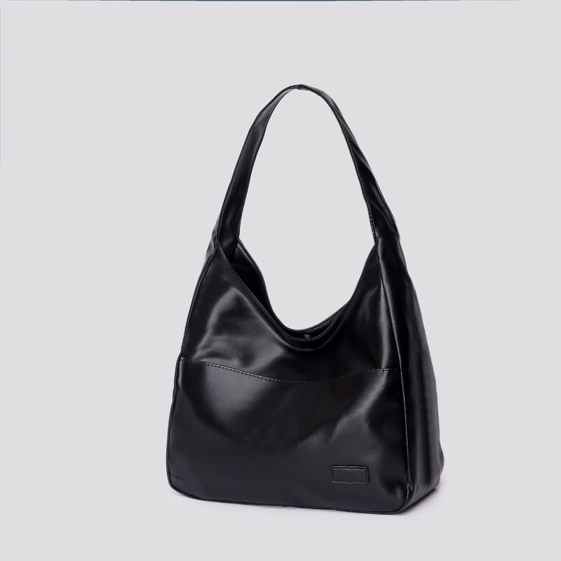Soft Leather Large Capacity Shoulder Tote Bag