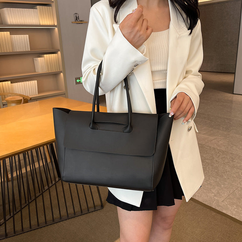 Women's Large Capacity Faux Leather Tote Bag