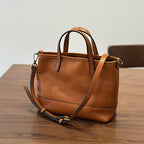 Genuine Leather Tote Handbag Shoulder Crossbody Bag