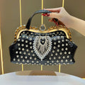 Women's Luxury Crystal Evening Clutch Bag