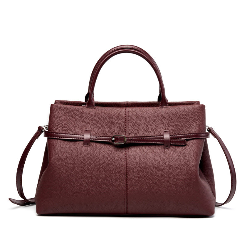 Women's Genuine Leather Commuter Handbag
