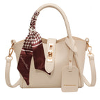 Women's Faux Leather Bucket Shoulder Bag