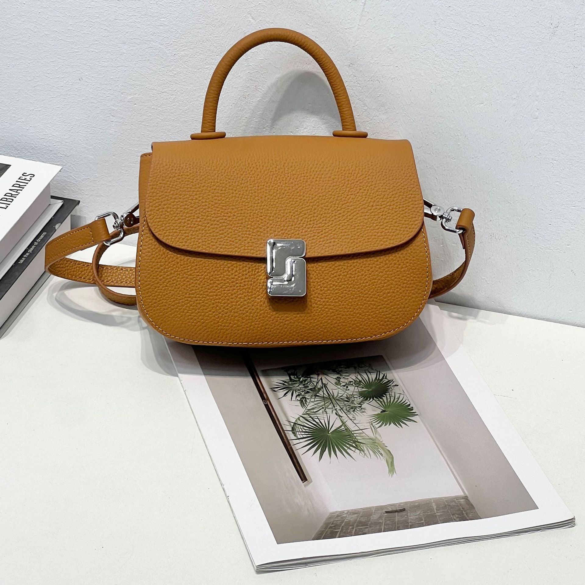 Genuine Leather Women's Light Luxury Handbag