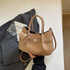 Minimalist Textured Tote Shoulder Crossbody Bag