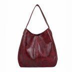 Women's Vintage Soft Leather Shoulder Tote Bag