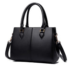 Women's Soft Leather Commuter Shoulder Tote Bag