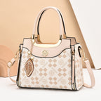 Elegant Monogram Women's Tote Handbag