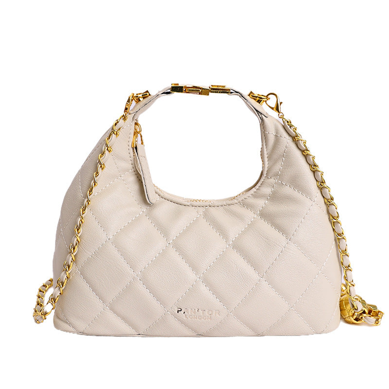 Women's Quilted Soft Chain Shoulder Bag
