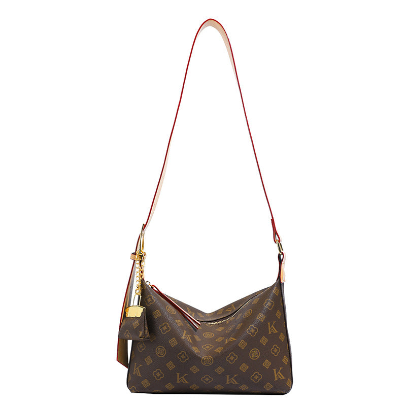 Fashion Printed Soft Leather Shoulder Tote Bag