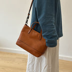Genuine Leather Tote Handbag Shoulder Crossbody Bag