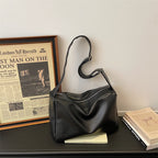 Soft Faux Leather Casual Shoulder Crossbody Bag