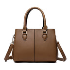 Women's Soft Leather Commuter Shoulder Tote Bag