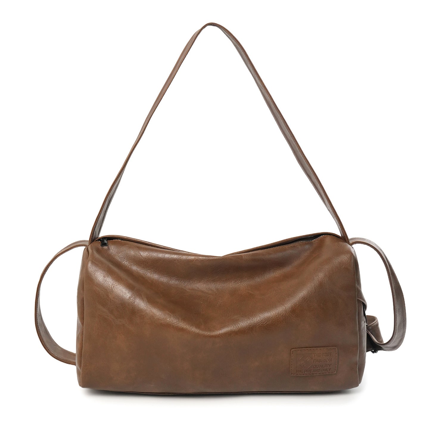 Unisex Vintage Faux Leather Shoulder Bag