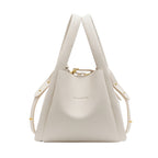 Soft Faux Leather Bucket Tote Bag