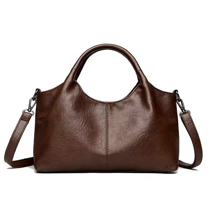 Large Capacity Soft Material Handbag Crossbody