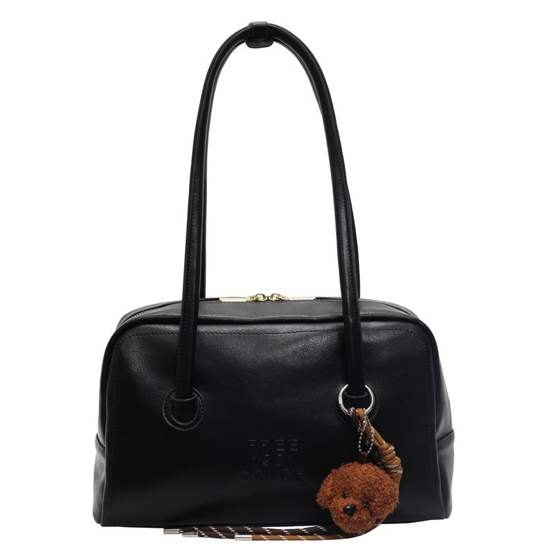 Women's Soft Leather Retro Shoulder Bag