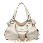 Fashion Soft Faux Leather Large Capacity Handbag