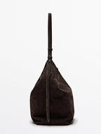 Women's Suede Slouchy Hobo Shoulder Bag