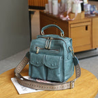 Lambskin Multi-functional Casual Backpack Handbag